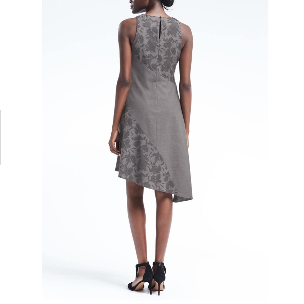 BANANA REPUBLIC Color-blocked Asymmetrical Dress - Picture 2 of 4